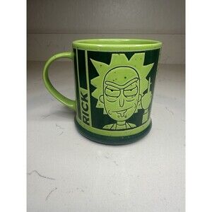 Rick and Morty Adult Swim Green Ceramic Mug Just Funky 2020 Cartoon Network